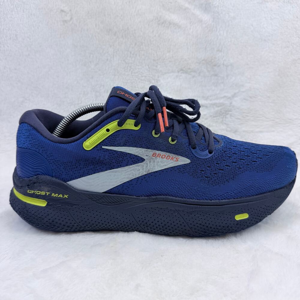 Brooks Ghost Max Mens Running Shoes Surf Web Peacoat Size 11 1104061D470 Blue